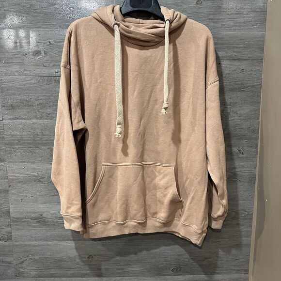 aerie Tops - Aerie hoodie light pink Peach Size Large Oversized Boxy Fit Cozy